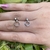 Aros rings entrelazados en Plata 925 con cubics