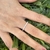 Anillo medio sin fin en Plata 925 con cubics