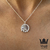 Conjunto Paris en Plata 925 con nacar y cubics
