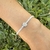 Pulsera tennis con susanito xl en Plata 925 con cubics