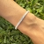 Pulsera tennis elastizada en Plata 925 con cubics - comprar online