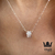 Conjunto dona en Plata 925 con cubics