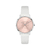 Reloj Lacoste Crocorigin para mujer de cuero blanco 2001232