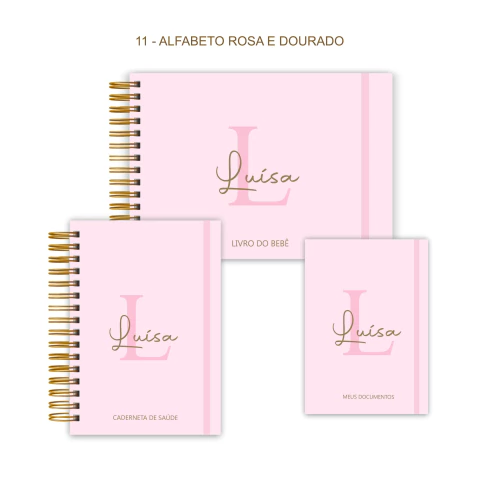 KIT MATERNIDADE PREMIUM COM CAIXA - MENINA - Bela  Arte Papelaria