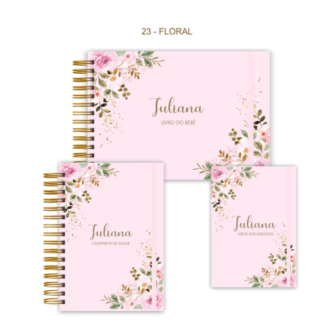 KIT MATERNIDADE PREMIUM COM CAIXA - MENINA