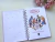 Caderneta+porta documento menina - Clássico linho rosa - loja online
