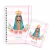Caderneta+porta documento menina - Nossa Senhora Aparecida
