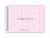 LIVRO DO BEBÊ MENINA - Clássico linho rosa