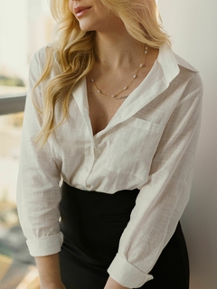 CAMISA LINHO BASIC BRANCA - comprar online