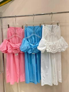 conjunto de calça e cropped #6170 na internet