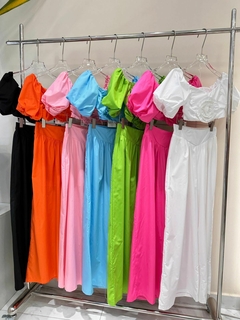 conjunto de calça e cropped #6170 - comprar online