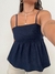 BLUSA GIOH LINHO MARINHO - comprar online