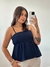 BLUSA GIOH LINHO MARINHO - MAHIE BRAND