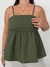 BLUSA GIOH LINHO VERDE - MAHIE BRAND
