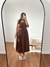 Imagem do VESTIDO CELINE LINHO MARROM