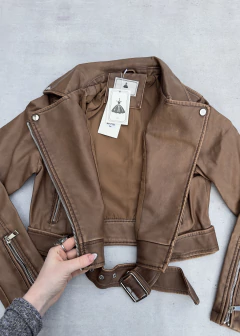 CAMPERA ECO CUERO MUJER - tienda online