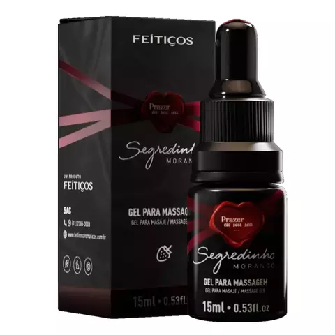 Segredinho Morango Gotas Excitantes 15ml