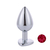 Plug anal de aço de coração - Tamanho M - Sensually Sexshop - Compre online - Embalagem discreta!