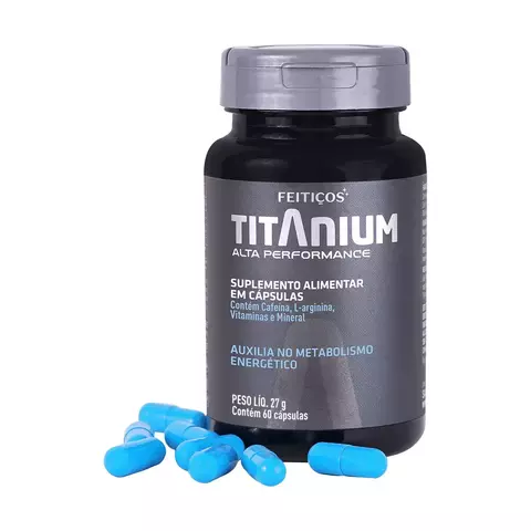Titanium Alta Performance - Suplemento Alimentar Masculino em Cápsulas - 27g