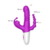Vibrador tripla estimulação formato slug Stella - loja online