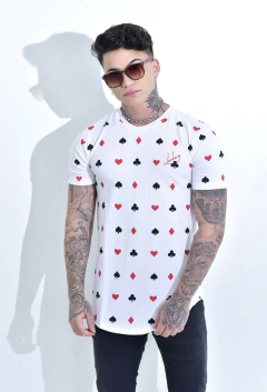 Imagem do Camiseta Gola O Naipes Branco