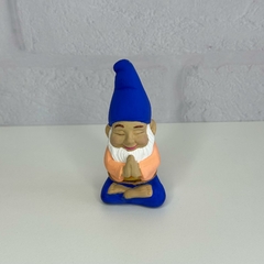Gnomo da Sorte em Gesso 10cm - Azul e Rosê na internet