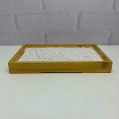 Jardim Zen Retangular em Bambu - 22x13cm - MARA ROCHA DECORAÇÃO