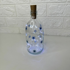 Garrafa de Vidro 500ml com LED - Olhos Gregos - loja online