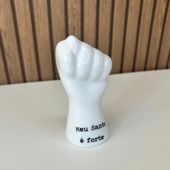 Figa de Porcelana - Escrita - Meu Santo É Forte na internet