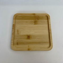 Base Quadrada em Bambu - 17cm - loja online