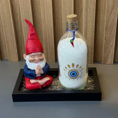 Bandeja Decorativa Retangular 22cm - Acrílico - Preto - loja online