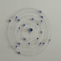 Mandala Cósmica 30cm - Olho Grego - MARA ROCHA DECORAÇÃO