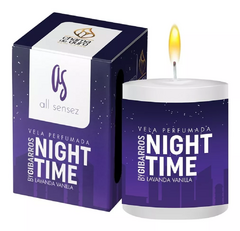 Vela Aromática 60g - Night Time (Lavanda e Baunilha)