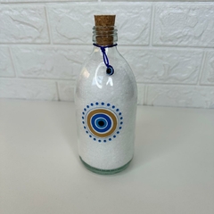 Garrafa de Vidro 500ml Amuleto - Olho Grego Central na internet
