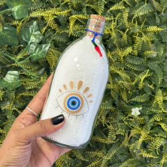 Garrafa de Vidro 500ml Amuleto - Olhar Protetor