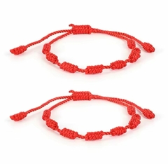 Pulseira Vermelha dos 7 Nós - Amuleto de Proteção e Equilíbrio na internet