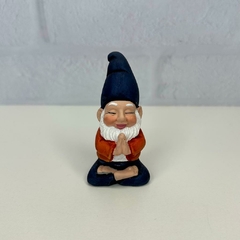 Gnomo da Sorte em Gesso 10cm - Azul e Vermelho - comprar online