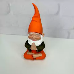 Gnomo da Sorte em Gesso 18cm - Laranja e Verde na internet