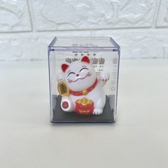 Gato da Boa Sorte e Fortuna 6,5cm - Pote de Moedas - MARA ROCHA DECORAÇÃO
