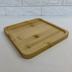 Base Quadrada em Bambu - 17cm - comprar online