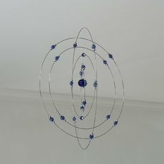 Mandala Cósmica 30cm - Olho Grego - comprar online