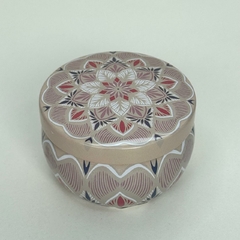 Vela Decorativa na Lata - Mandala Rosa - loja online