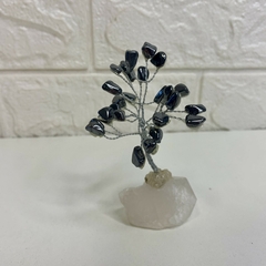 Árvore da Felicidade 11cm - Pedra Hematita (Preto) na internet
