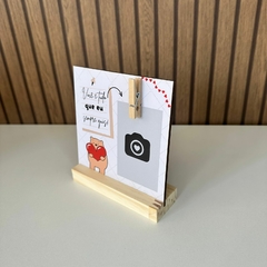 Porta Retrato em MDF 13cm - Você É Tudo Que Eu Sempre Quis - comprar online
