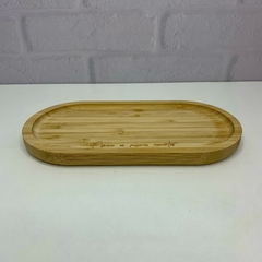 Imagem do Base Oval em Bambu 24cm - Aprecie os Pequenos Momentos