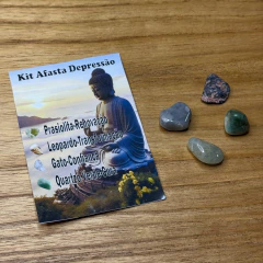 Kit Afasta Depressão – Cristais para Renovação, Cura e Equilíbrio Emocional