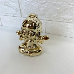Buda em Resina 9cm Braços Abertos - Dourado - comprar online