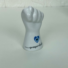 Figa de Porcelana - Olho Grego - Prosperidade na internet