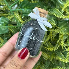 Garrafinha Amuleto 100ml - Fé|Ônix - Proteção