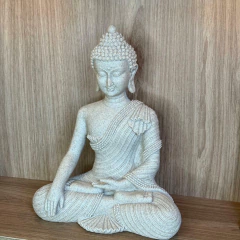 Buda Resina Luz Interior – 27cm - loja online